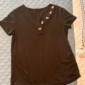 Black SHEIN tshirt size small, fits like a medium